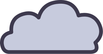 A cloud, standing for the remote storage FileBridge connects to