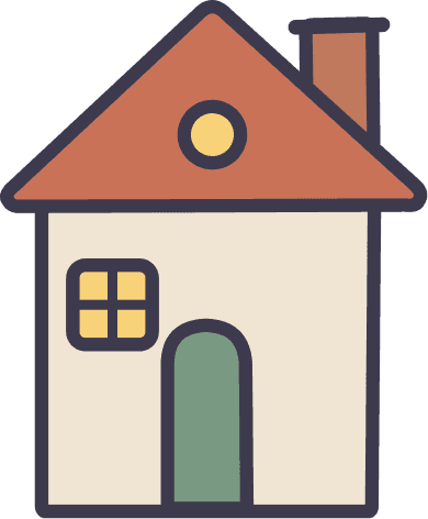A house, standing for the local folders on your Mac